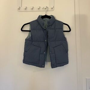 Zara Toddler Reversible Vest, 2-3 dusty blue